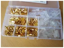 Wire-Spade-Connector Crimp-Terminal Quick-Splice Insulating-Assortment Female with And