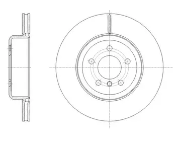 

Rear disc brake BMW F30/F31/F35/F36 2.0 3.0i/D 11 REMSA 61652.10