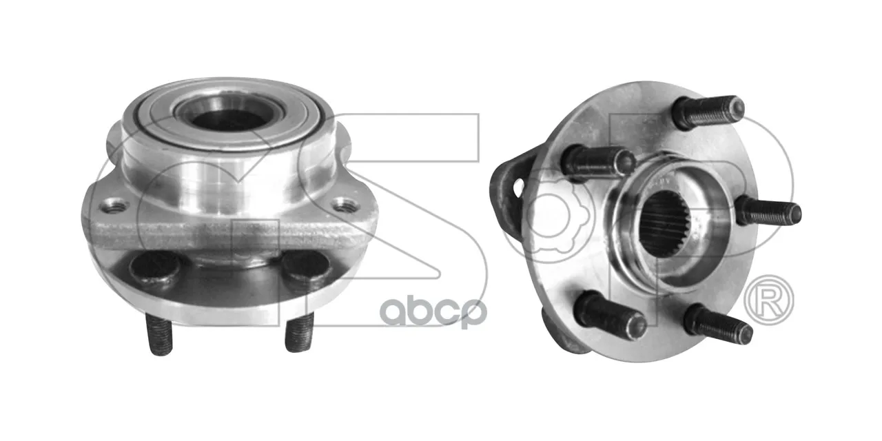 Ступица С Подшипником Chrysler Voyager Iii/Dodge Caravan Iii 95-01 Пер. "14 Gsp 9326022 GSP арт. 9326022