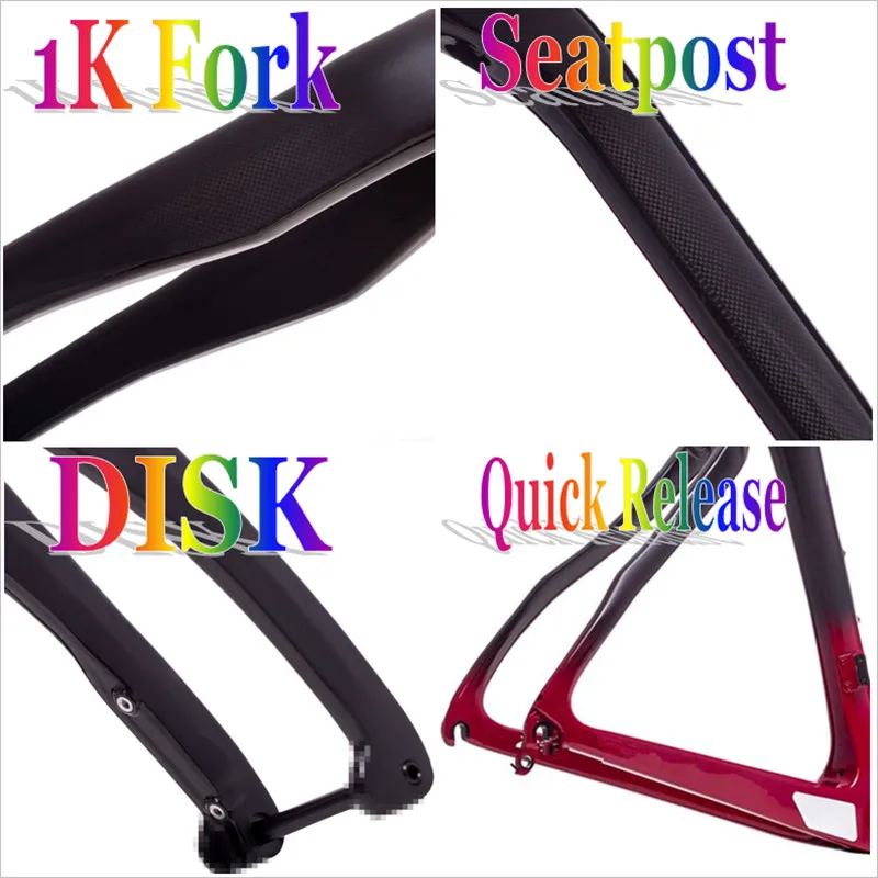 

12 New Logo 443 430BOB 441 DISK 15 Team 700C Road Axle Disc or V Brake Bicycle Frameset BSA and BB30 Bike 1K Matte Frame Cycling