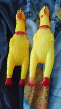 Hot Sell Screaming Chicken Pets Dog Toys Squeeze Squeaky Sound Funny Toy Safety Rubber