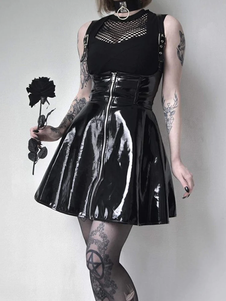 Gothic Leather Dress 3