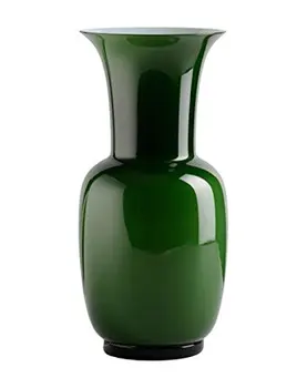 

VENINI Opalino Vaso Medio ad anfora Verde Mela 70638