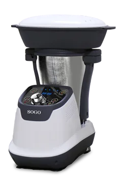 

Sogo BAT-SS-14545-KITCHEN robot multifuncion-Soup, Dessert, cooking slow and Mass-6 SPEEDS-1.75 L-800 W