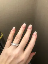 Huitan-anillo de compromiso con Circonia cúbica para mujer, sortija de compromiso, de boda, de lujo, cuadrado, Micro pavé, promesa de amor, gran oferta