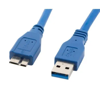 

Cable usb 3.0 macho a usb micro b macho lanberg ca-us3m-10cc-0018-b - azul - 1.8 metros
