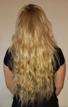 Rebecca-extensiones de cabello humano brasileño Remy, cabello de doble estiramiento, sedoso, color Piano, marrón, Rubio 113, 613g, 1 ud.