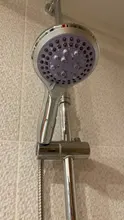 Shower-Head-Set Rain For Bathroom 5-Function Zhangji Round with Top-Quality Two-Colors