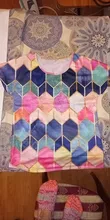 Blusa de manga corta con cuello redondo para verano, camisa de manga corta con estampado Retro para mujer, Estilo Vintage, # Y10