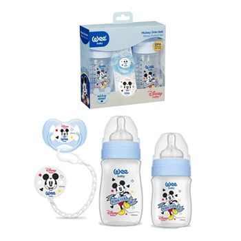

Wee Baby Mini Mouse Blue 3'lü Baby Bottle Set