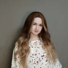 GEMMA-pelucas de cabello largo ondulado para mujeres negras, pelo sintético de parte media, para fiesta diaria, Cosplay, resistente al calor