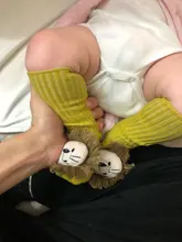 1 par de bebé de algodón calcetines para niños y niñas de goma antideslizante piso de dibujos animados niños otoño primavera bebé recién nacido material barato regalo