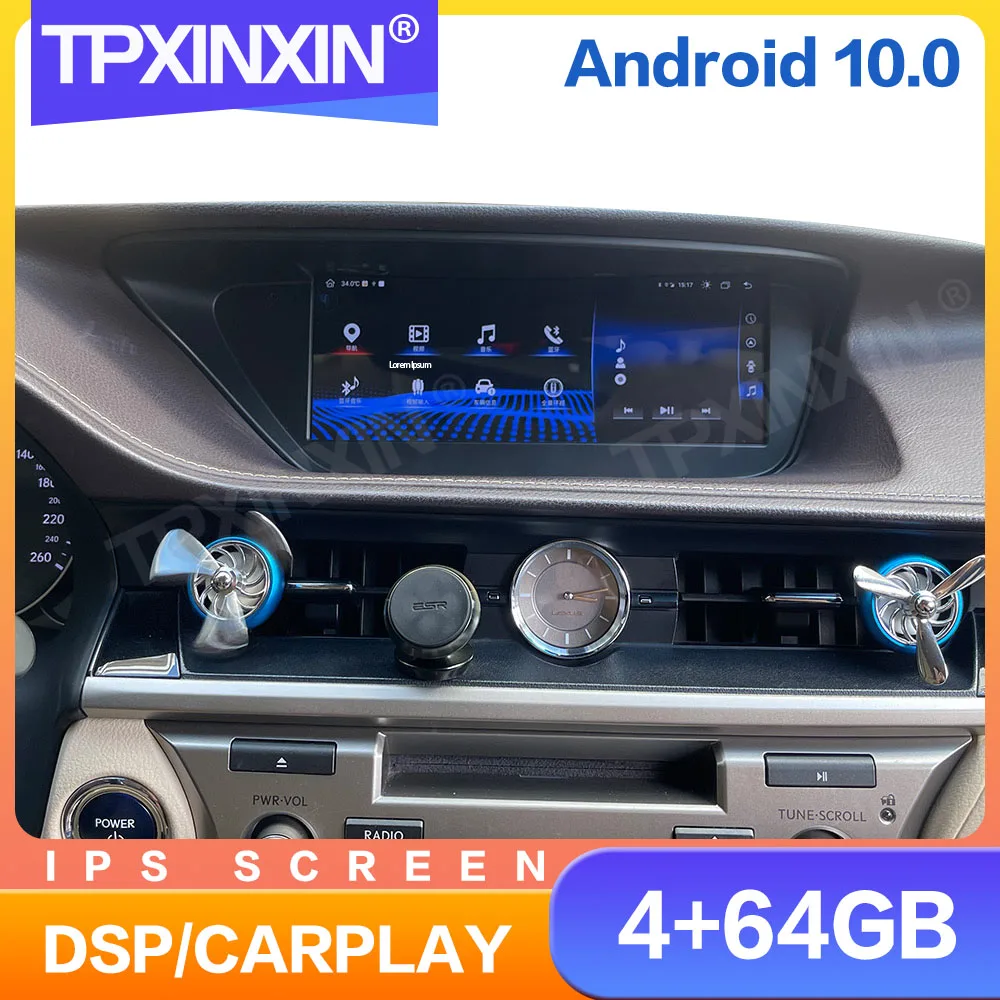 

Android 11.0 Car Radio For Lexus ES ES200 ES300h ES250 ES350 2013 2014 - 2017 Multimedia Auto Player Navigation Stereo GPS 2din