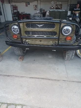 CO LIGHT 7 pulgadas faros LED de circulación diurna Hi/Lo haz 50W 30W Halo anillo de ámbar Ojo de ángel para Niva de Lada Offroad 4x4 UAZ 12V 24V