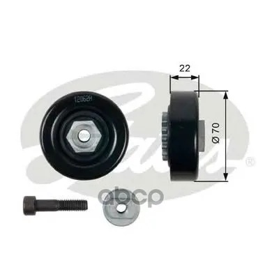 Ролик Ремня Приводного Chevrolet Aveo/Matiz/Spark 1.0/1.2 06- Gates T36408 Gates арт. T36408