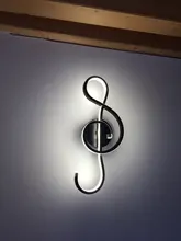 Lighting-Decoration Wall-Lamps Led-Sconce Bedside Bedroom Aisle Black Modern Minimalist