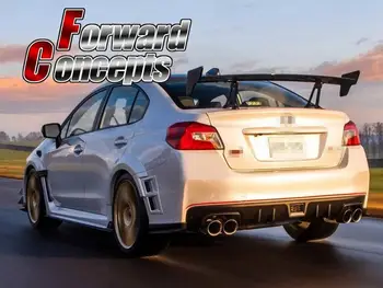

Fit for WRX JDM S209 STYLE GT REAR WING TRUNK SPOILER