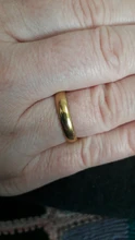 Anillo de compromiso dorado de lujo para pareja, joyería fina de estilo Simple a la moda, regalo de aniversario para hombre y mujer