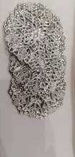 Envío gratis de envolturas de filigrana conectores regalo de artesanía metálica decoración DIY 3,5 cm 5,0 CM