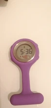 Reloj de bolsillo para enfermera, cronógrafo Digital de silicona con broche reloj de enfermera, solapa, reloj médico, regalo para enfermería, Doctor, Hospital, Unisex