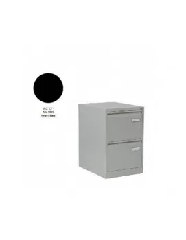 

FILING CABINET METAL 2 DRAWER ROCADA 70 CM BLACK COLOR
