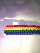 Ins-Pulseras tejidas con arcoíris para hombres y mujeres, pulseras LGBT para homosexuales, bisexuales, tejidas, trenzadas, orgullo, joyería de amistad