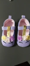 Zapatos de unicornio con flores para niñas pequeñas, calzado de piel sintética con suela blanda para cuna, primavera y otoño, de 0 a 18M, novedad de 2019
