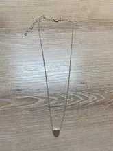 Collar con colgante de corazón pequeño para mujer, cadena y corazón corto, regalo, étnicos bohemios, collar de Gargantilla al por mayor