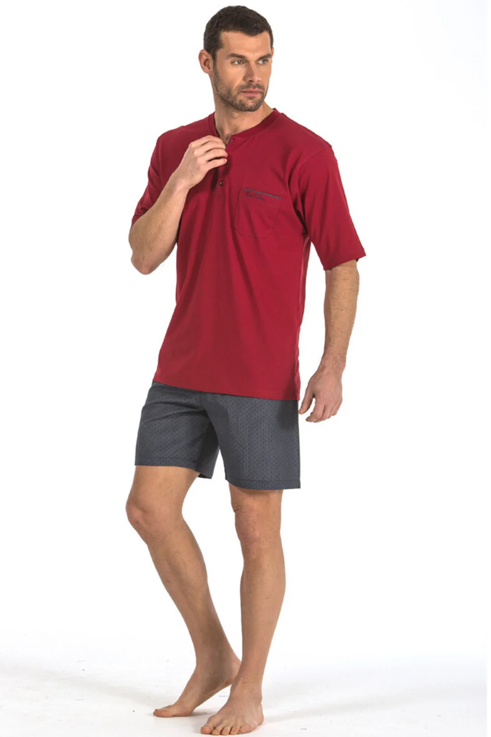 Lacivert Şort Takım