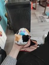 Estuche de lápices kawaii para niñas, estuche escolar de felpa con diseño de gato, de lona, estuche escolar para lápices