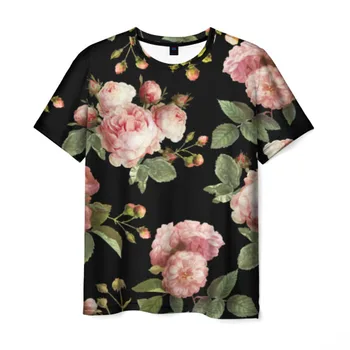 

Men's T-shirt 3D Twenty One Pilots, roses like Tyler