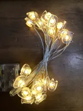 Led-String-Lamp Party-Supplies Christmas-Decoration Led-Fairy-Lights Battery-Operated