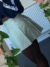 BEFORW-minifaldas plisadas de estilo japonés para mujer, faldas cortas de estilo coreano, de cintura alta, estilo Kawaii, con cuadros rosas, estilo informal, 2021
