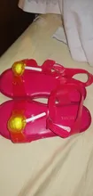 Sandalias con diseño de Mini melissa para niñas, zapatos transpirables, de verano, 2021