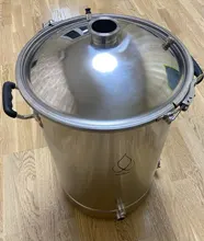 Pot Fermenter Distillation Boiler-Tank with Bell-Lid Sanitary-Steel SUS304 55L New