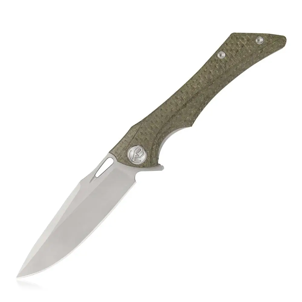 KB245-RAVEN складной KNIEF 3," AUS-10 лезвие DROP POINT - Цвет: Green