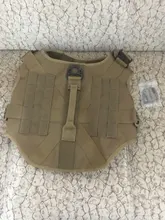 Dog-Harness Loop Dog-Molle-Vest Working Tactical with 2-Metal Buckle Hook Clip Handle