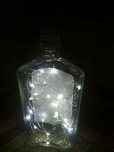 Wine-Bottle Lights-Battery Halloween-Bar-Decor Cork String Led Wedding Christmas Party