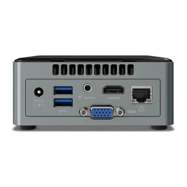 Мини ПК Intel NUC6CAYH Celeron J3455 DDR3L серый