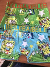2 unids/set niños de dibujos animados ropa interior suave y transpirable bragas chico boxeador 3-11T bebé bragas dibujos animados de esponja Panty bragas ropa interior