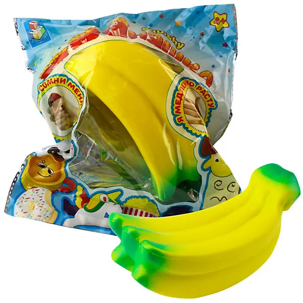 Игрушка-антистресс 1Toy "Мммняшка" Гроздь бананов | Игрушки и хобби