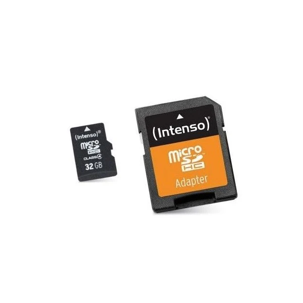 Карта памяти Micro SD с адаптером INTENSO 3413480 32 GB Class 10 | Компьютеры и офис
