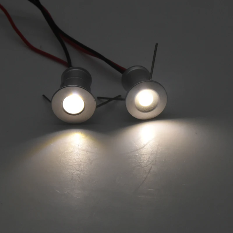 DC12V 1W Mini LED Downlight Dimmable Spotlight IP65 Stair Cabinet Light Spot Light Ceiling Spot Lighting Outdoor DJ Party Lamp 6