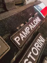 Patches Flags Badge Backpack Embroidery Name-Text-Patch National Iron-On Velcro Custom
