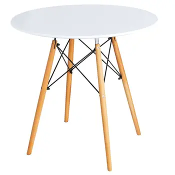 

Table Round Tower 80 cm White Tensioners