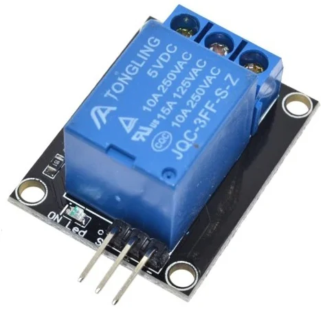 단일 채널 SPDT 릴레이 모듈 gsmin hw 482 중간 Arduino (파란색)|서킷| - AliExpress