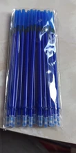 12/20 unid/set bolígrafo de Gel para oficina repuesto borrable Rod pluma borrable lavable 0,5mm azul negro verde de la escuela escribiendo artículos de papelería
