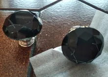 Wardrobe Handles Hardware Drawer Pull Cupboard Glass-Knobs Cabinet-Door Crystal Kitchen