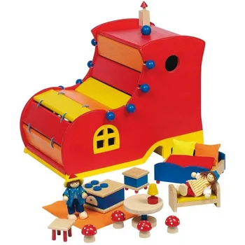 

Goki 51919-doll house with accessories, shoe design