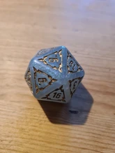 Dice-Set Pathfinder Rpg MTG DND Giant Green 25mm 7pcs with Bag D--D for 